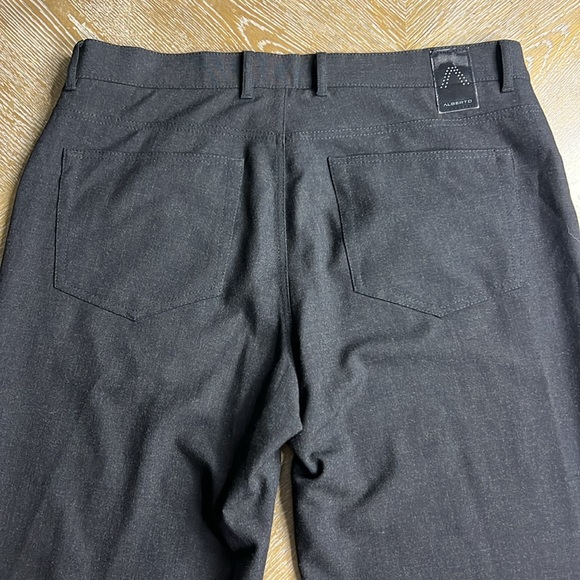 ALBERTO Tom Ceramica Comfort Fit Charcoal Black Pants 50 - Picture 6 of 10